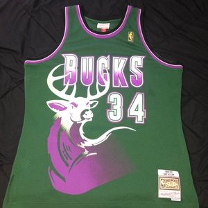Mitchell & Ness: Milwaukee Bucks Ray Allen Swingman Jersey